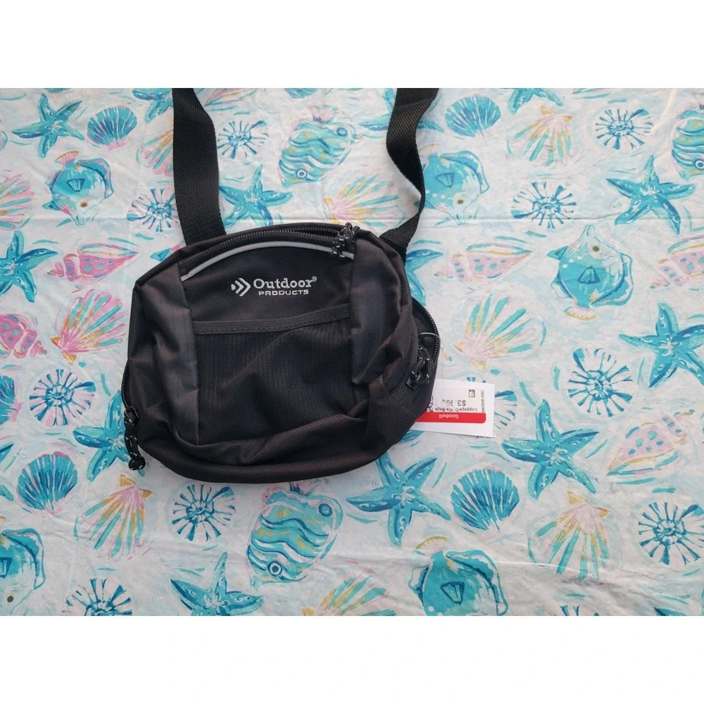 Wasit pack - color black , outdoor compact design,  , hiking , walking
